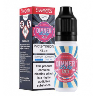 WATERMELON SLICES SALT NIC 10ML 20MG - DINNER LADY